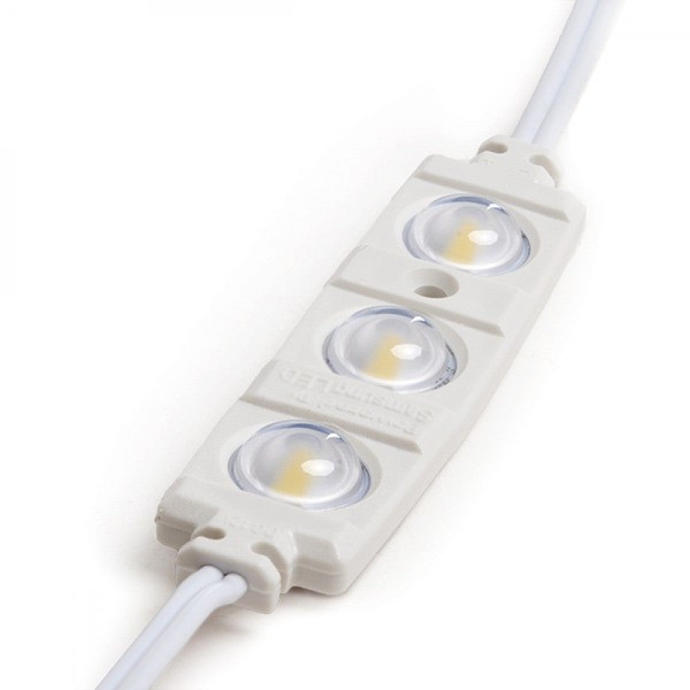 Modulo 1.3W 122Lm 2700ºK 3 LED PRO 5630 Iniettato IP67 Ottico