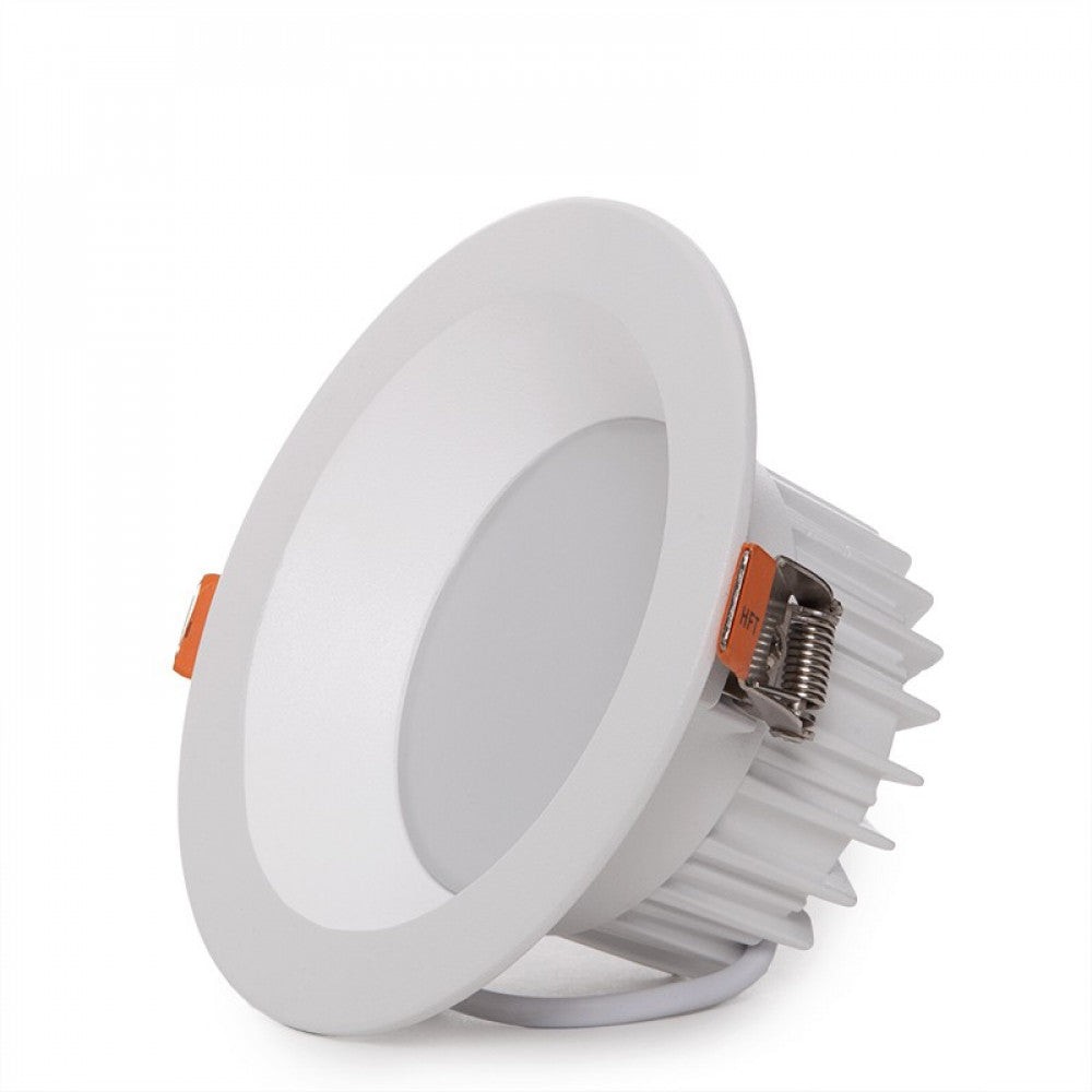 Faretto LED circolare da incasso 7W 980Lm 2700ºK Antiriflesso Faretto LED circolare da incasso 7W 980Lm 2700ºK Antiriflesso