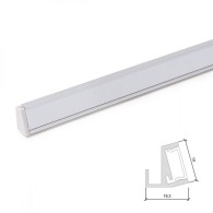 Profilo Alluminio Per Striscia LED Ripiani Bicchiere 6Mm x 1M