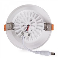 Faretto LED circolare da incasso 7W 980Lm 2700ºK Antiriflesso