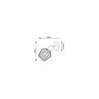 Faretto RABALUX "Belano" 1xE27 IP20
