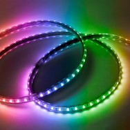 Striscia da 60 LED/M 10W SMD5050 220VAC IP65 RGB x1M 40.