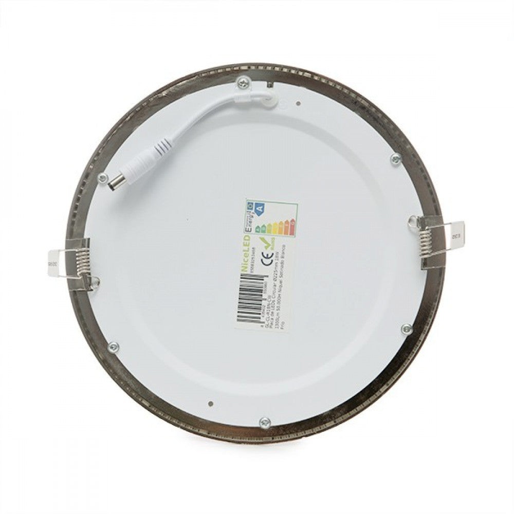 Pannello LED 18W 1800Lm 6000ºK Circolare Oro 50. Pannello LED 18W 1800Lm 6000ºK Circolare Oro 50.