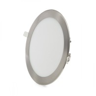 Pannello LED 18W 1800Lm 2700ºK Circolare Nichel Satinato 50.