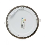 Pannello LED 18W 1800Lm 2700ºK Circolare Nichel Satinato 50.