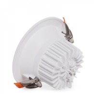 Faretto LED circolare da incasso 9W 1260Lm 2700ºK Antiriflesso