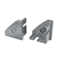 KIMERA-BARDE Profilo in alluminio anodizzato argento con