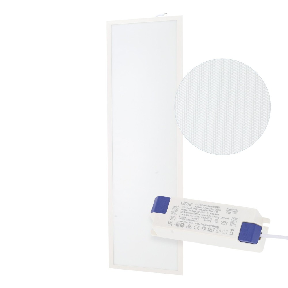 Pannello LED 50W 5000Lm 6000ºK 120X30Cm 40. Pannello LED 50W 5000Lm 6000ºK 120X30Cm 40.