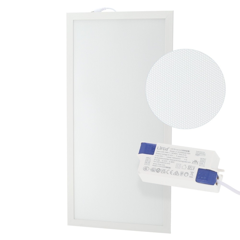Pannello LED 28W 2800Lm 4000ºK 60X30Cm 40. Pannello LED 28W 2800Lm 4000ºK 60X30Cm 40.