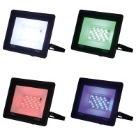 Proiettore LED RGBW con telecomando 100W