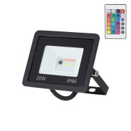 Proiettore LED RGBW con telecomando 20W