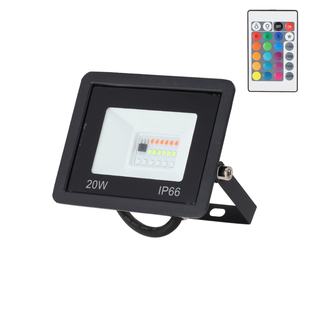 Proiettore LED RGBW con telecomando 20W Proiettore LED RGBW con telecomando 20W