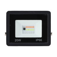 Proiettore LED RGBW con telecomando 20W