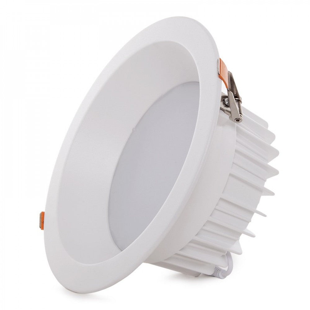Faretto LED circolare da incasso 20W 2800Lm 2700ºK Antiriflesso Faretto LED circolare da incasso 20W 2800Lm 2700ºK Antiriflesso