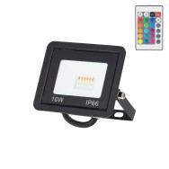 Proiettore LED RGBW con telecomando 10W