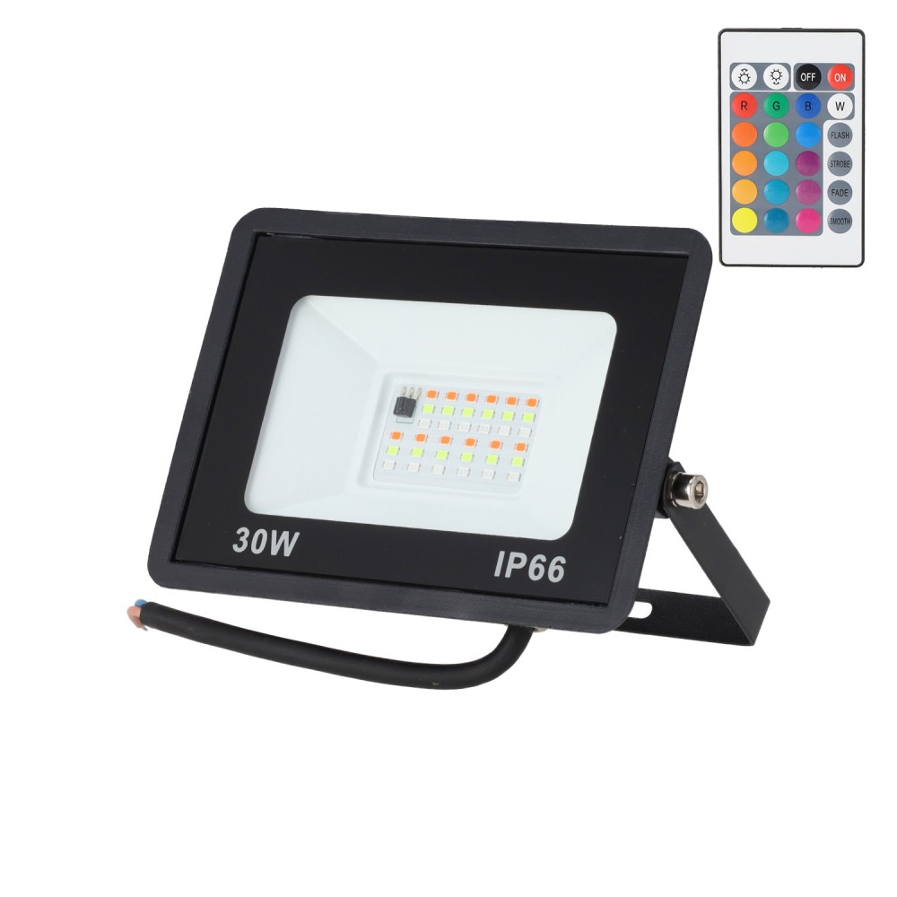 Proiettore LED RGBW con telecomando 30W Proiettore LED RGBW con telecomando 30W