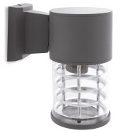 Luce a Muro IP65 (Senza Lampada) E27 Ø108Mm Nero Scarlett