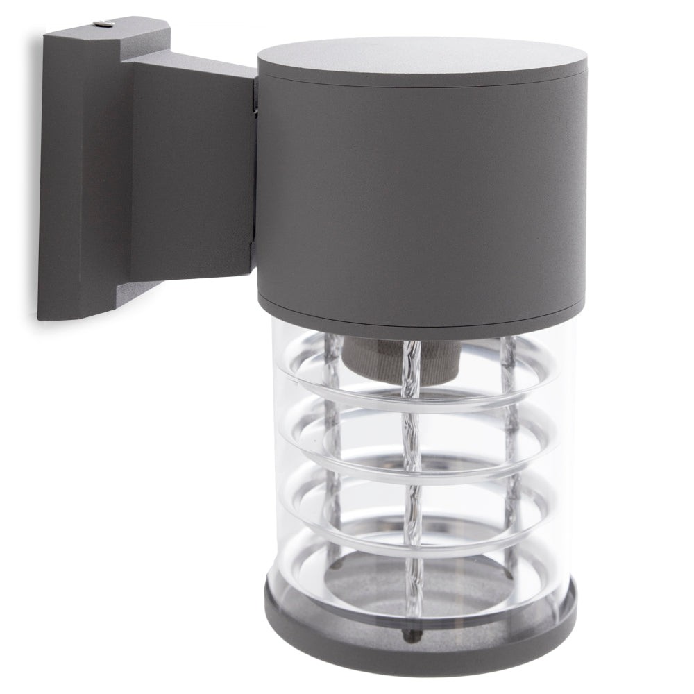 Luce a Muro IP65 (Senza Lampada) E27 Ø108Mm Nero Scarlett