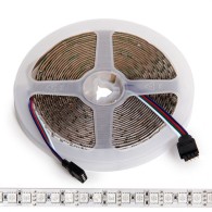 Striscia da 600 LED 82W 5.000Lm SMD5050 12VDC IP20 RGB x5M