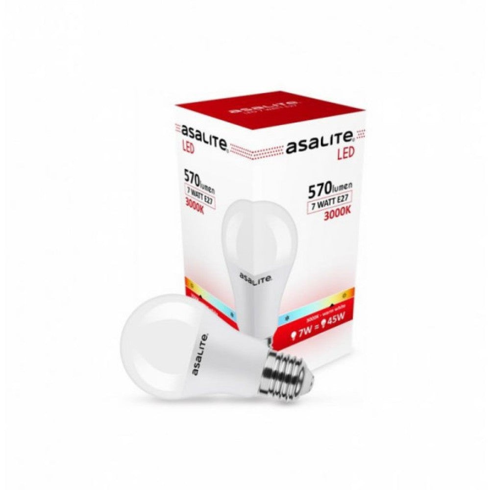 Lampadina LED Asalite E27 7W 570Lm 3000K IP20 Lampadina LED Asalite E27 7W 570Lm 3000K IP20