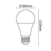 Lampadina LED Asalite E27 7W 570Lm 3000K IP20