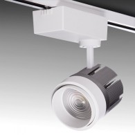 Faretto da binario LED 30W 2527Lm CRI90 2700ºK Athena monofase