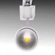 Faretto da binario LED 30W 2527Lm CRI90 2700ºK Athena monofase