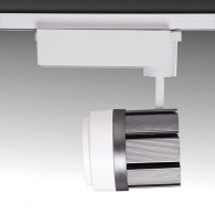 Faretto da binario LED 30W 2527Lm CRI90 2700ºK Athena monofase