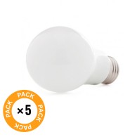 Confezione da 5 lampadine LED E27 5W 421Lm 2700ºK 40.