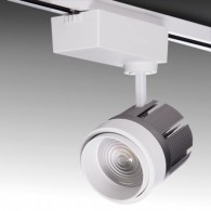 Faretto da binario a LED 30W 2527Lm CRI90 2700ºK Kayla trifase