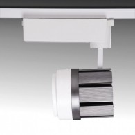 Faretto da binario a LED 30W 2527Lm CRI90 2700ºK Kayla trifase