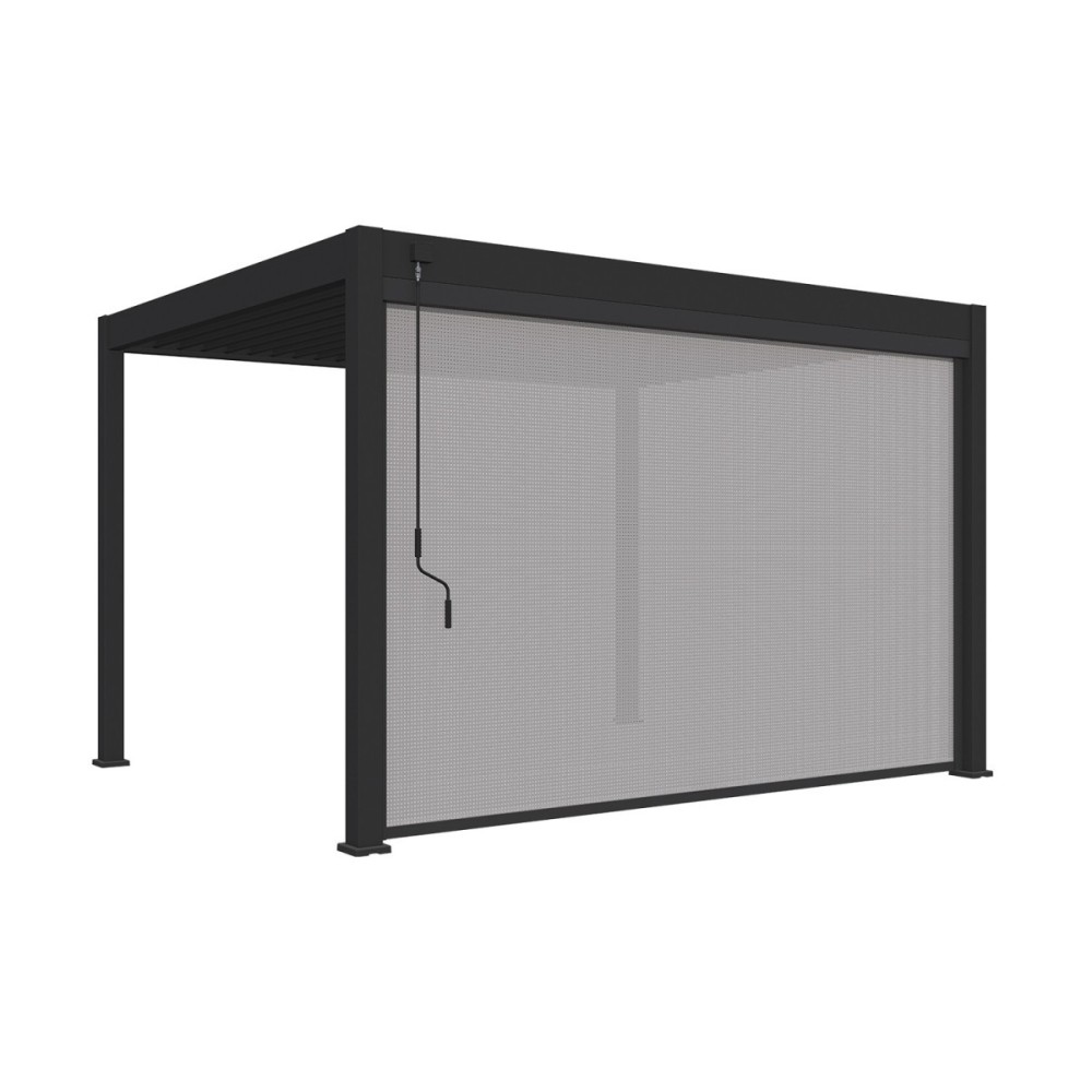 Tenda laterale motorizzata 4M Ombréa S2 - Antracite Tenda laterale motorizzata 4M Ombréa S2 - Antracite