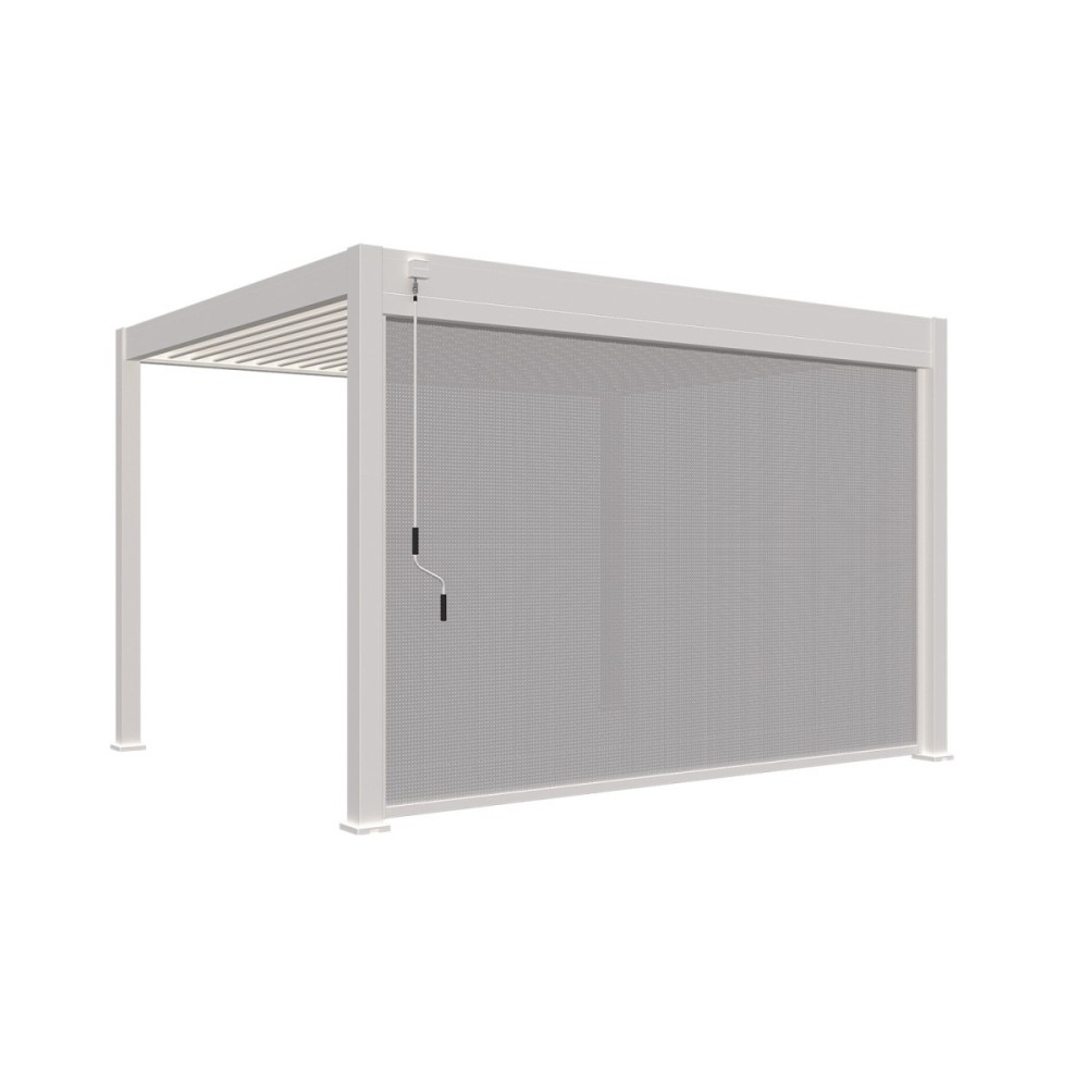 Tenda laterale motorizzata 4M Ombréa S2 - Bianco Tenda laterale motorizzata 4M Ombréa S2 - Bianco