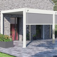 Tenda laterale manuale 3M Ombréa S2 - Bianco