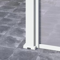 Tenda laterale manuale 3M Ombréa S2 - Bianco