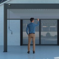 Tenda laterale manuale 4M Ombréa S2 - Antracite