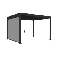 Tenda laterale motorizzata 3M Ombréa S2 - Antracite