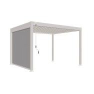 Tenda laterale motorizzata 3M Ombréa S2 - Bianco