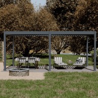 Pergola bioclimatica Ombréa autoportante Motorizzata 3x6M -