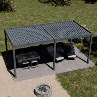 Pergola bioclimatica Ombréa autoportante Motorizzata 3x6M -