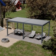 Pergola bioclimatica Ombréa autoportante Motorizzata 3x6M -