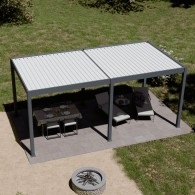 Pergola bioclimatica Ombréa autoportante Motorizzata 3x6M -