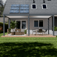 Pergola bioclimatica Ombréa autoportante Motorizzata 4x6M -