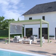 Pergola bioclimatica Ombréa autoportante 3x4M - Verde