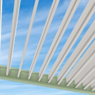 Pergola bioclimatica Ombréa autoportante 3x4M - Verde
