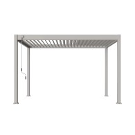 Pergola bioclimatica Ombréa VS autoportante 3x4M - Beige sabbia