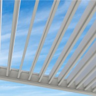Pergola bioclimatica Ombréa autoportante 3x4M - Grigio perla