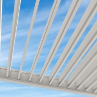 Pergola bioclimatica Ombréa autoportante 3x4M - Bianco