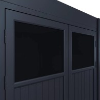 Casetta in Alluminio e Composito - 2x3M - Antracite e Teak