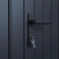 Casetta in Alluminio e Composito - 2x3M - Antracite e Teak